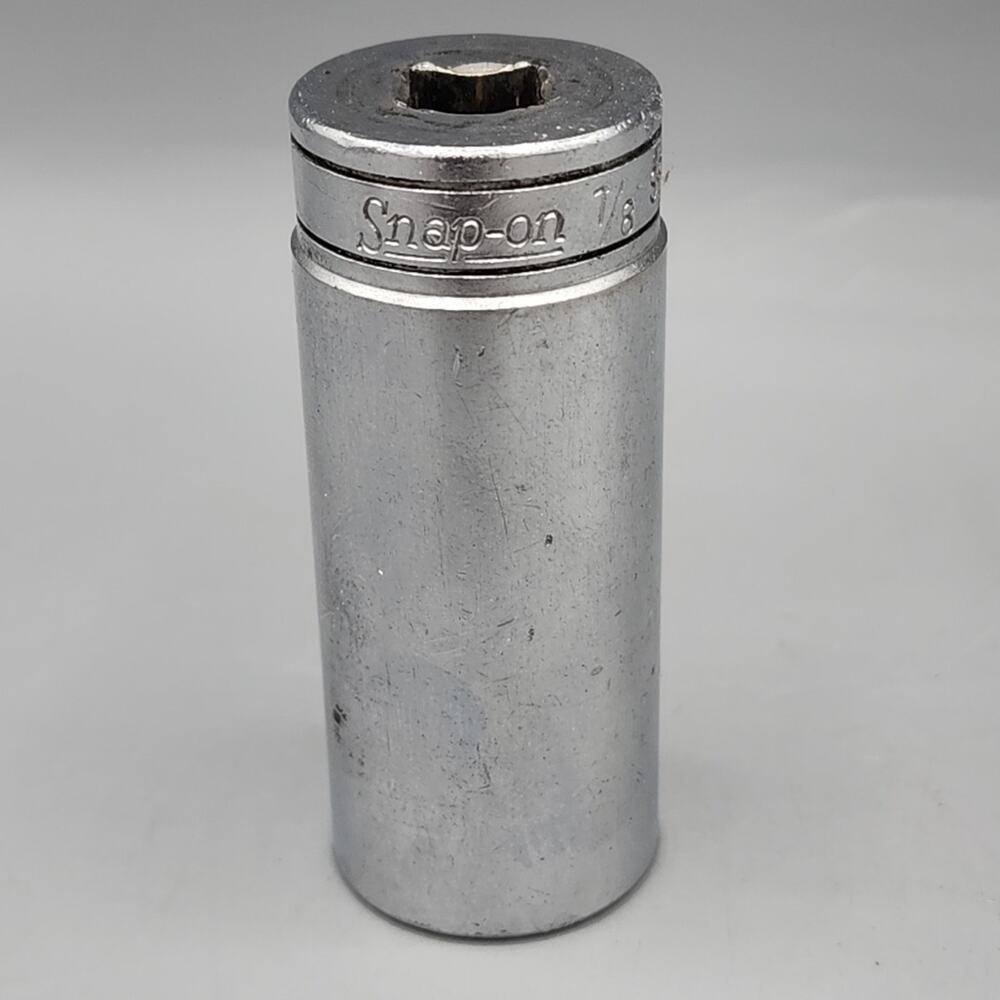 Snap On 7/8" SFS281 7/8" Drive Deep SAE 6 Point Chrome Socket
